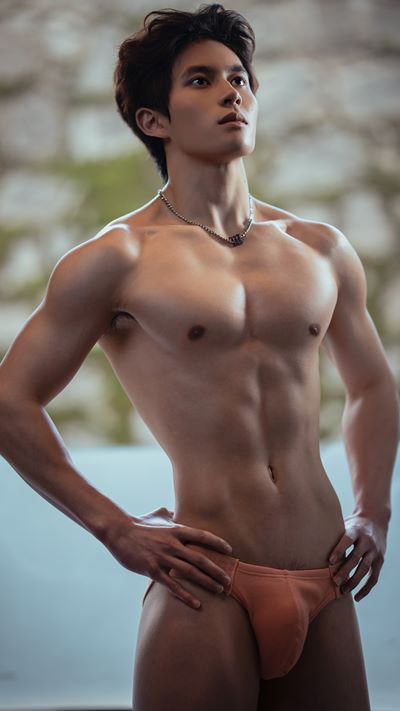 STRAIGHT MALE MODEL UNDERWEAR